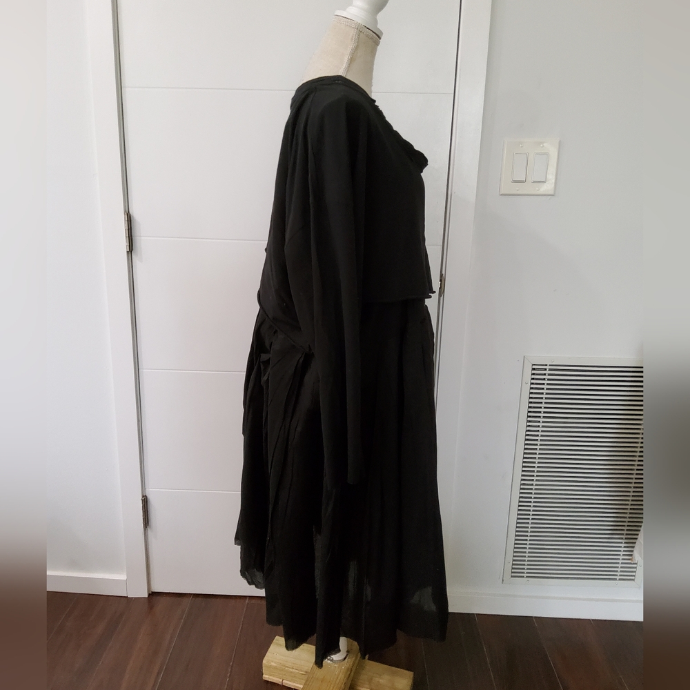 RUNDHOLZ Dip Layered Cotton Midi Dress Size OS - Picture 8 of 13
